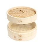 Ångkokare Bambu En del (Dumplings Grönsaker) 25cm