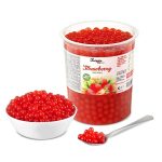 Jordgubbar Popping Boba Bubble Tea 3.2kg