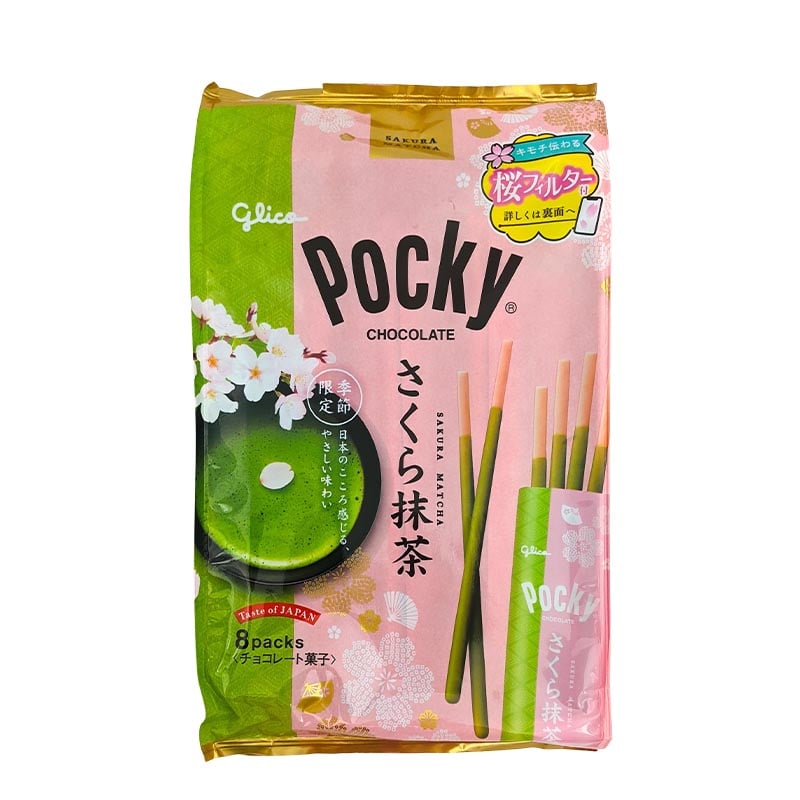 Läs mer om Pocky Storpack Sakura & Matcha 8-pack