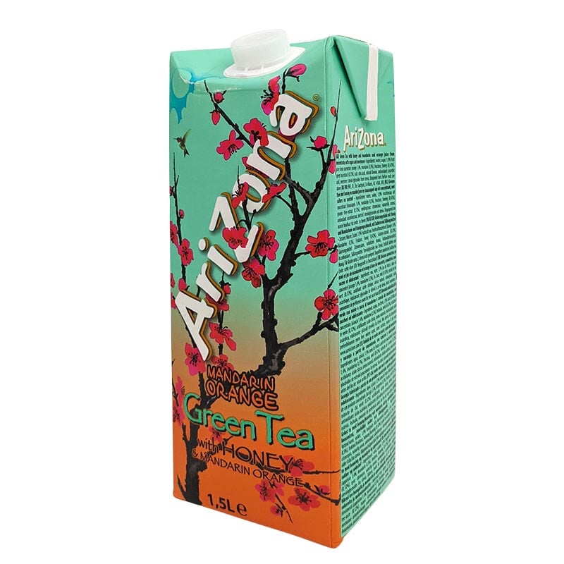 Läs mer om Arizona Green Tea Mandarin & Apelsin 1.5L