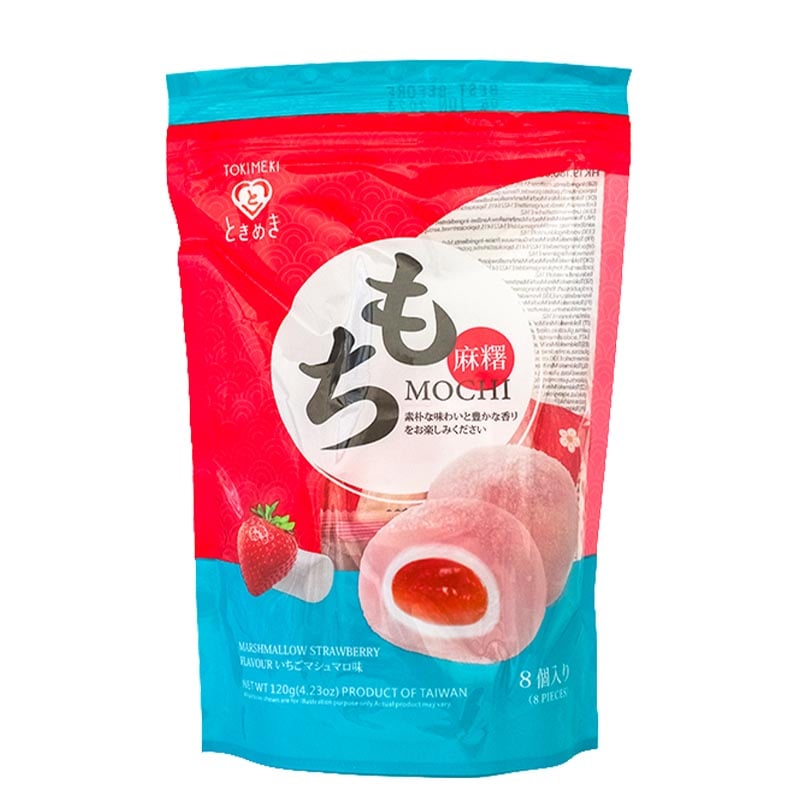 Mochi Marshmallow Jordgubbar 120g