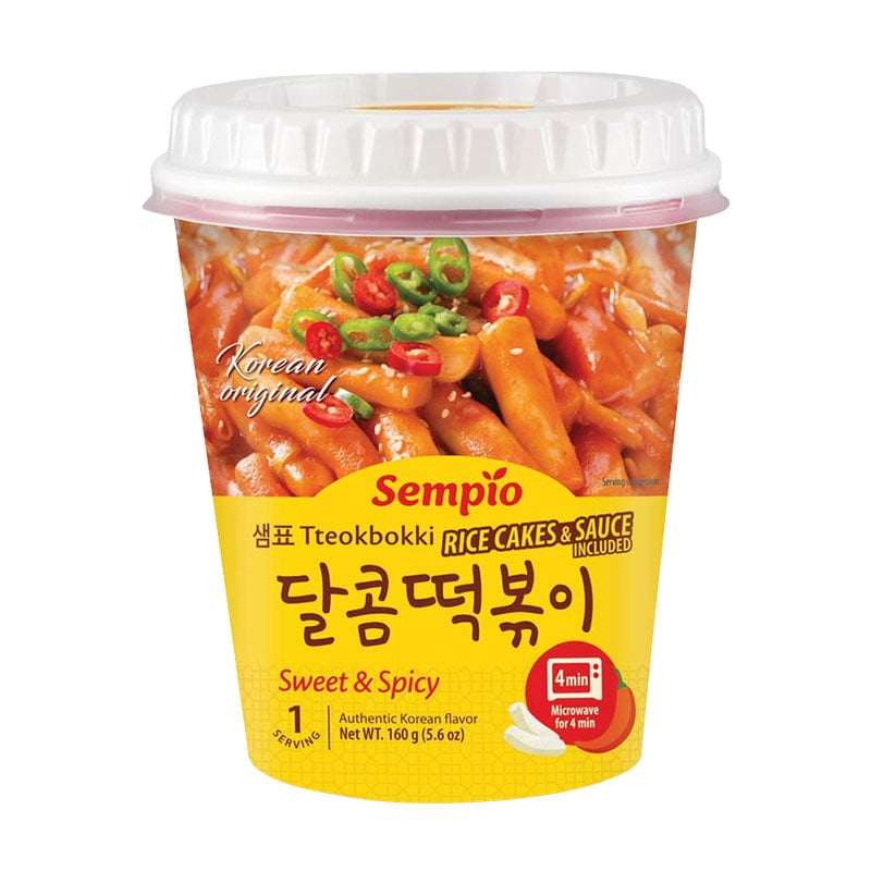 Instant Tteokbokki Sweet & Spicy Sempio 160g