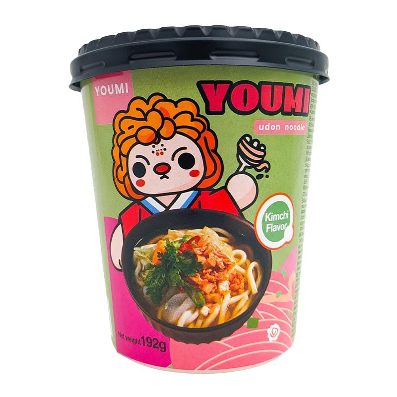 Läs mer om Udon nudelkopp Kimchi Youmi