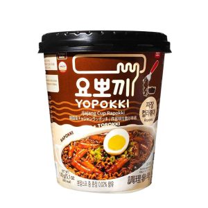 Rabokki Cup Rice cakes & nudlar (Jjajang) Yopokki