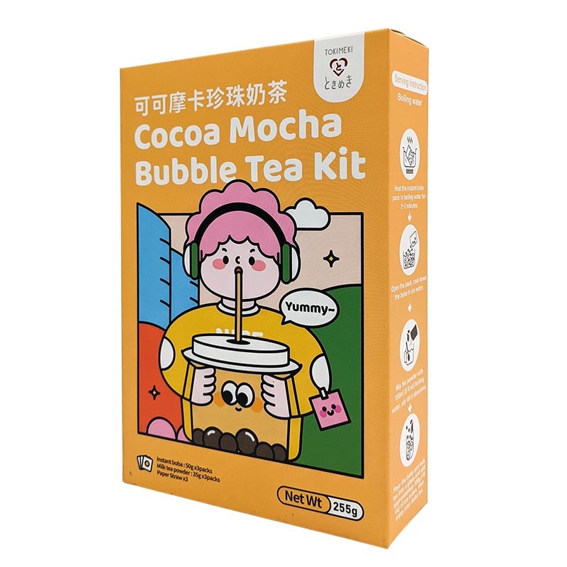 Läs mer om Bubble Tea Kit Varm choklad Tokimeki 3-pack