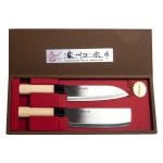 Japanskt knivset 2 stycken Presentlåda
