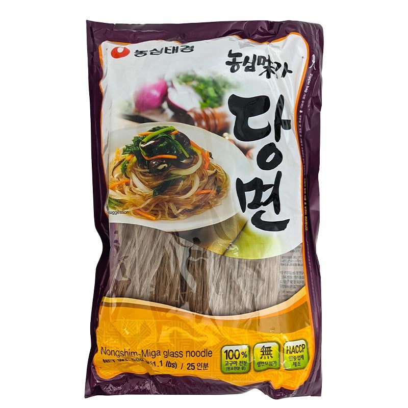 Läs mer om Koreanska sötpotatisnudlar dangmyeon 500g