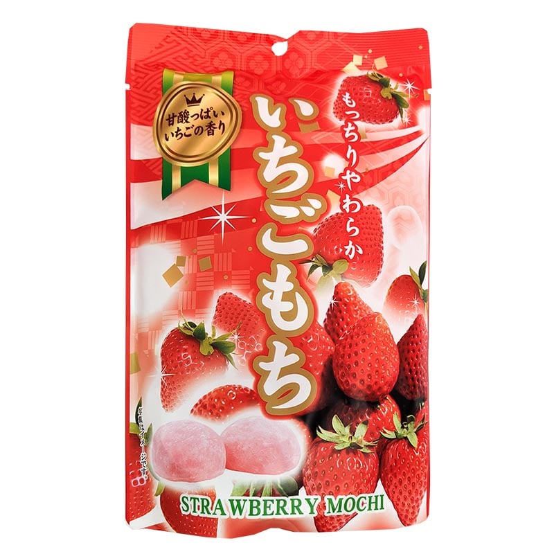 Läs mer om Mochi Jordgubbar & Choklad japanska 130g