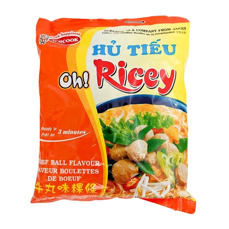 Läs mer om Risnudlar Vietnamesiska köttbullar Oh Ricey Acecook