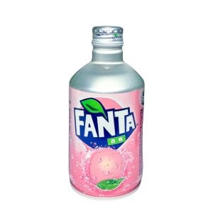 Fanta Vit persika i aluminiumflaska japansk 300ml