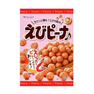 Jordnötssnacks med Räksmak (Ebi Peana) Kasugai 85g