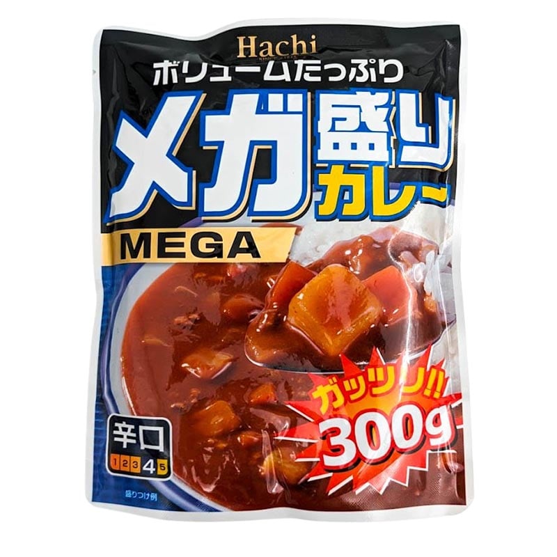 Läs mer om MEGA Curry Hot Hachi 300g