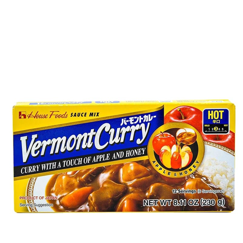 Läs mer om Vermont Curry 12 portioner Hot 230g