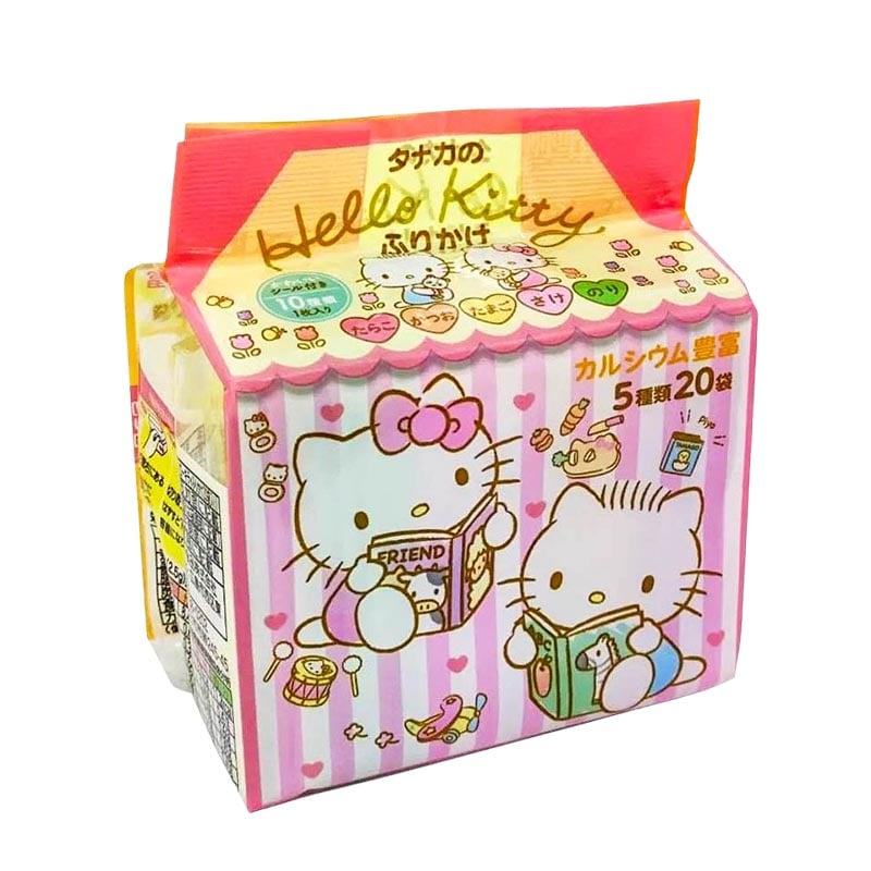 Läs mer om Furikake Hello Kitty med klistermärke 20-pack