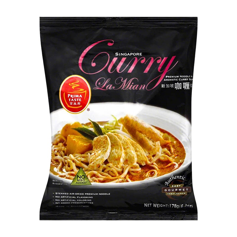 Läs mer om Prima Taste Curry La Mian snabbnudlar med äkta currypasta & kokosmjölk