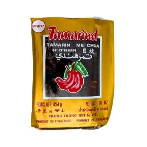 Torkad tamarind utan kärnor 454g