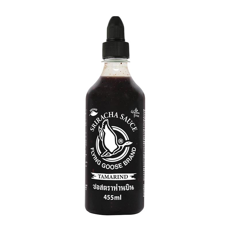 Läs mer om Sriracha Tamarind Black Chili Flying Goose 455ml