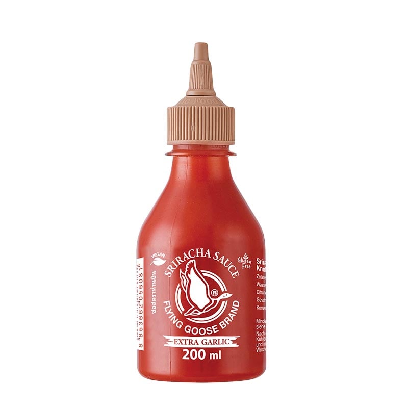 Läs mer om Sriracha Vitlök Flying Goose 200ml
