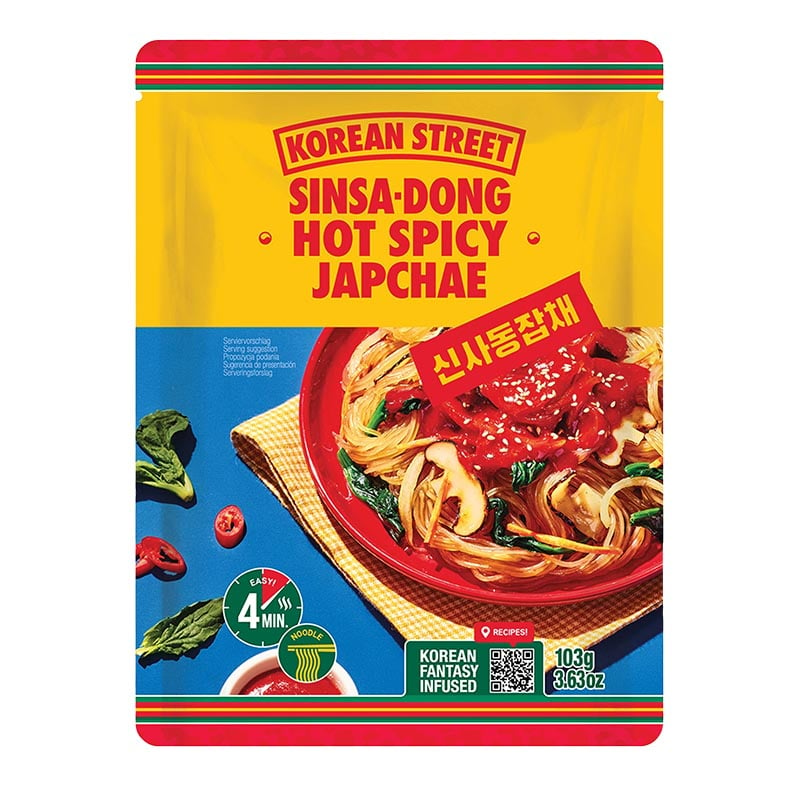 Läs mer om Instant Japchae-nudlar Korean Street 103g