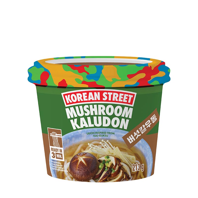 Läs mer om Korean Street Nudelbowl Kaludon Svamp 215g