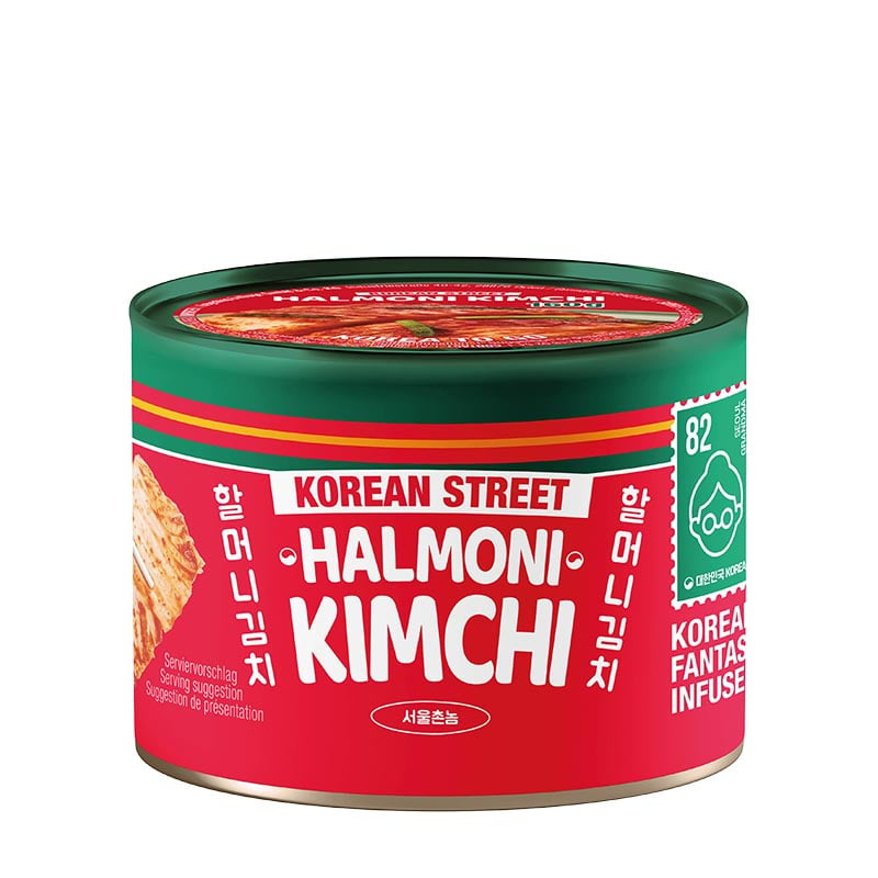 Läs mer om Kimchi Het & Syrlig Korean Street 160g
