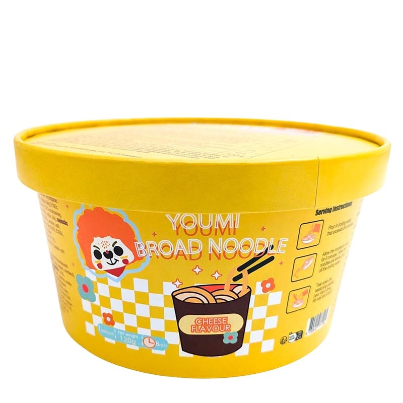 Läs mer om Youmi Breda nudlar Cheeze Bowl 120g