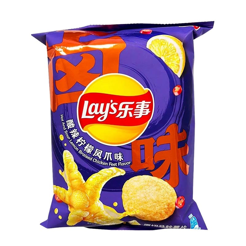 Läs mer om Lays Chips Kycklingfötter Citron 70g