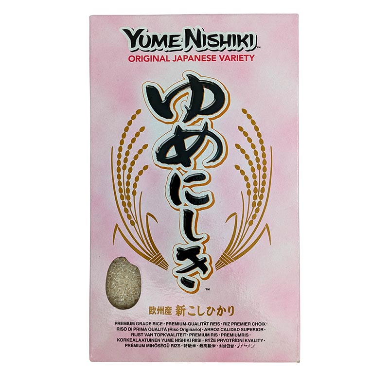 Läs mer om Yumenishiki rundkornigt koshihikari-ris 1kg