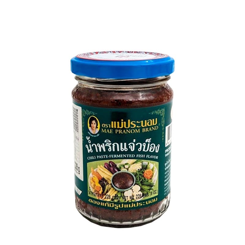 Läs mer om Nam Prik Pao Fermenterad fisk thailändsk chilipasta 228g