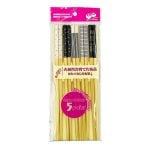 Ätpinnar japansk stil Svarta & Vita 5 par