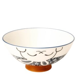 Ris & soppskål japansk Kaniner 14cm