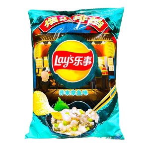 Lay's Chips Senap & Bläckfisk 70g