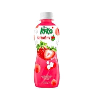 Fruktjuice Kato Jordgubbe Nata de coco 320ml