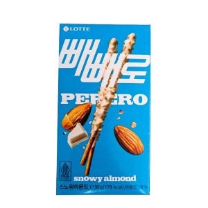 Pepero Snowy Almond Vitchoklad & Mandel