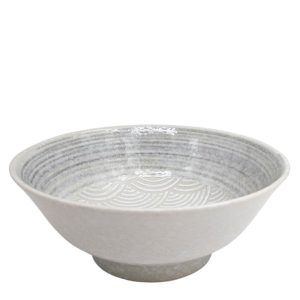 Ramenskål Japanska vågor Grå & blå 21.3cm