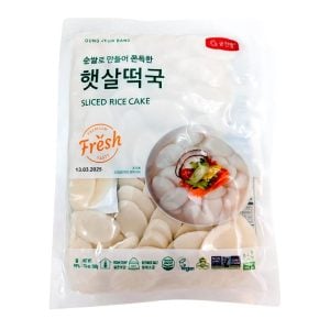 Rice Cake Slices Tteokguk Skivade 500g