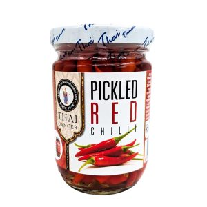 Inlagd röd thailändsk chili (Prik nam som) 200g