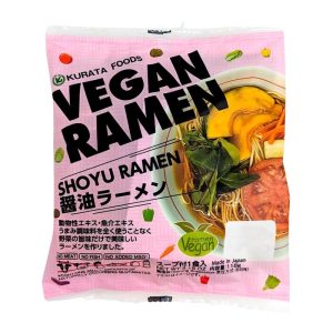 Lyxig Vegansk Ramen med buljong (Shoyu Soja) 1 portion