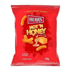 Herr's Cheese Curls Hot'n Honey 113g