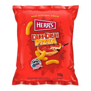 Herr's Cheese Curls Deep Dish Pizza 113g