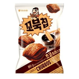 Turtle Chips Choco Churros Orion 80g