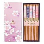 Ätpinnar Sakura (Presentask) 5 par