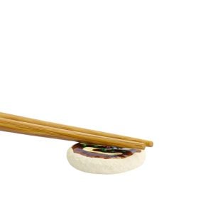 Japansk Vilosten till ätpinnar Okonomiyaki