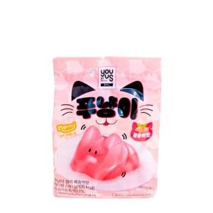 Jiggly Cat Pudding (Punyangi) Gelégodis persika 90g
