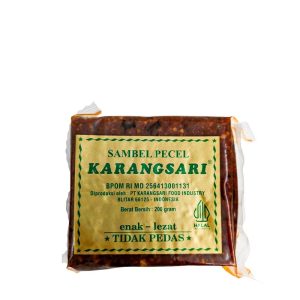 Sambal Pecel Karangsari (Indonesisk jordnötssås) Mild 200g