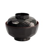 Miso- & Risskål med lock Lacquerware Klassisk 300ml