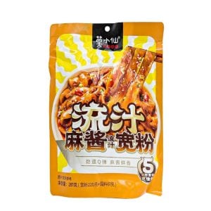 Breda Potatisnudlar med Het sesamsås