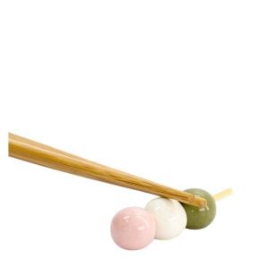 Japansk Vilosten till ätpinnar Dango