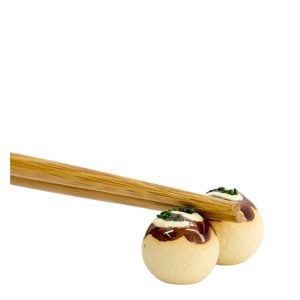Japansk Vilosten till ätpinnar Takoyaki