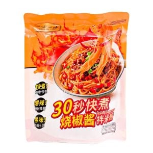 Risnudlar med rostad chilisås